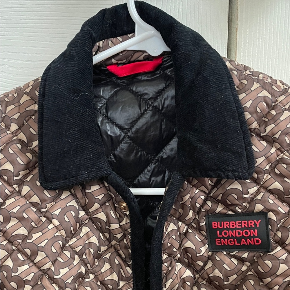 Burberry Brown Quilted Puffer Jacket